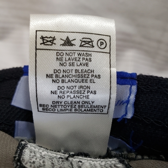 Reebok New York Giants Baseball Hat Stretch Fit Gray Black Silver Embroidered - Picture 10 of 11